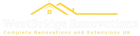 Logo for WestBridge Renovations, a UK-based company offering complete renovations and extensions services.